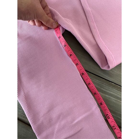 Spiritual Gangster Wrap front seamless stretch legging in candy pink XS - Picture 9 of 10